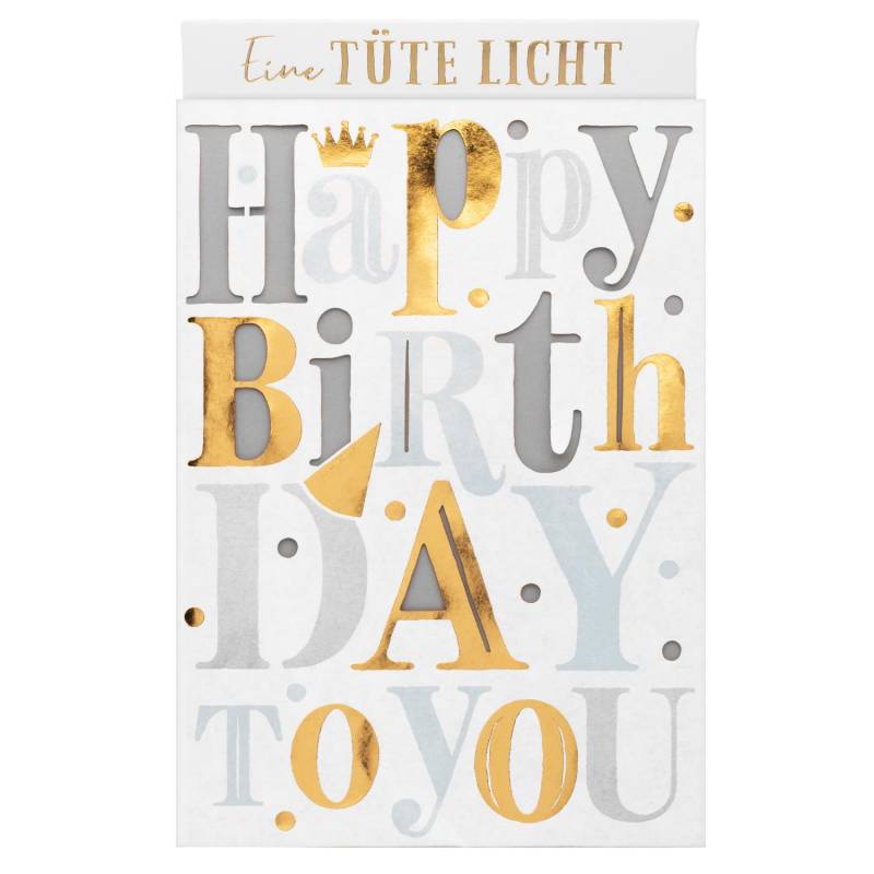 Lichttüte »Happy Birthday to you!« Lichttüte »Happy Birthday to you!« von GRUSS&CO