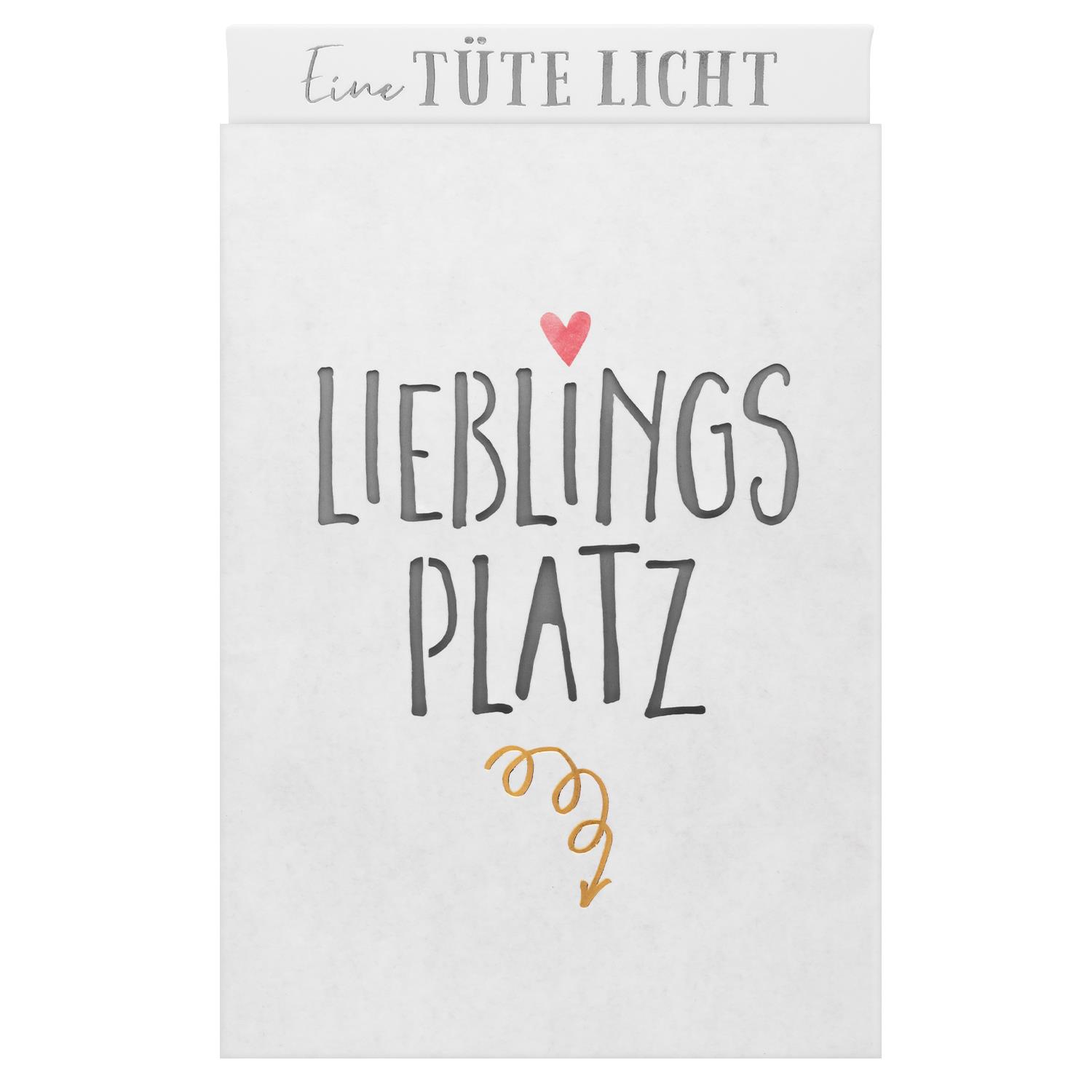 Lichttüte »Lieblingsplatz« Lichttüte »Lieblingsplatz« von GRUSS&CO