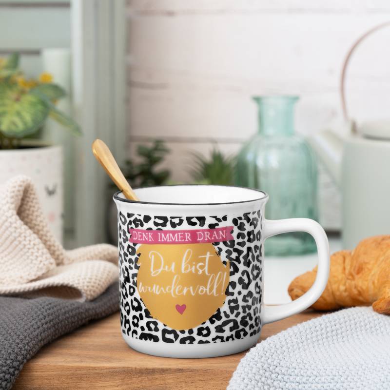 Lieblingsbecher »Du bist wundervoll!« von GRUSS&CO