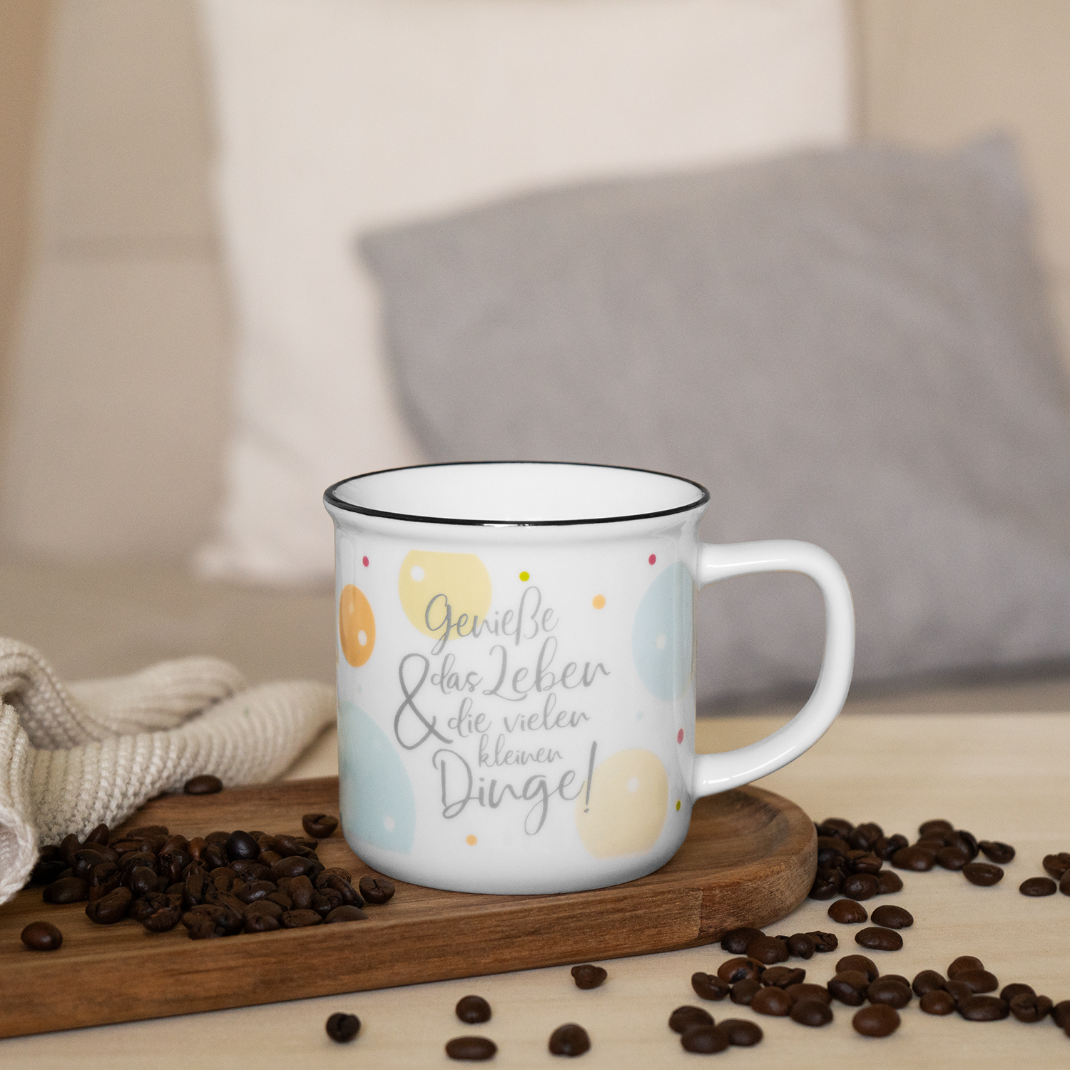 Lieblingsbecher »Genieße das Leben« Lieblingsbecher »Genieße das Leben« von GRUSS&CO