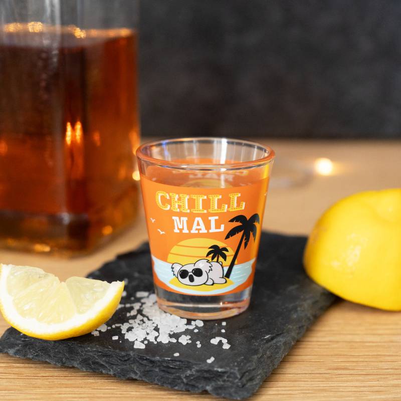 Schnapsglas »Chill mal« mit Koala-Motiv Schnapsglas »Chill mal« mit Koala-Motiv von GRUSS&CO