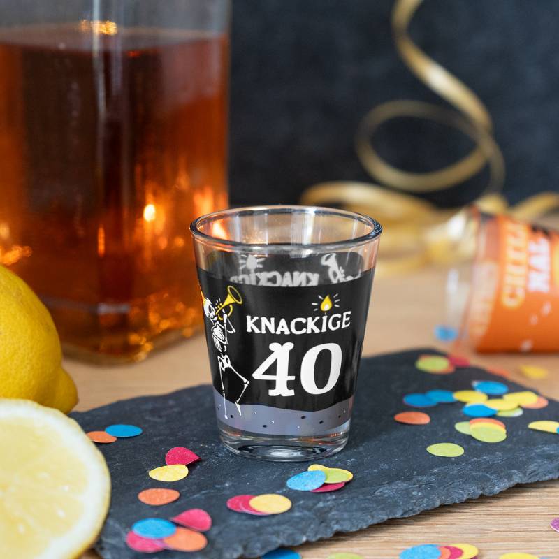 Schnapsglas »Knackige 40« Schnapsglas »Knackige 40« von GRUSS&CO