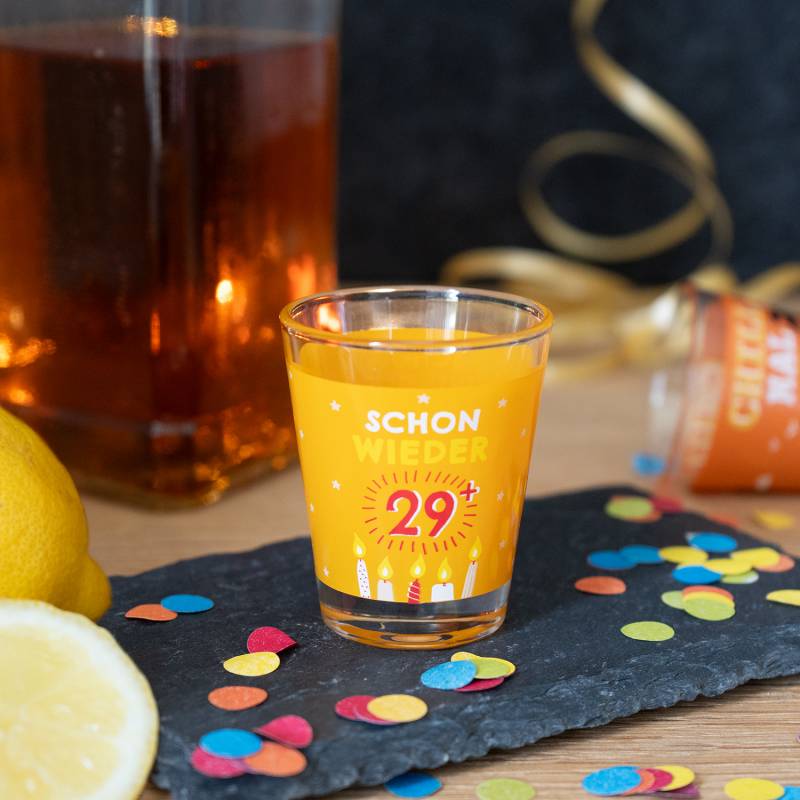 Schnapsglas »Schon wieder 29?« Schnapsglas »Schon wieder 29?« von GRUSS&CO