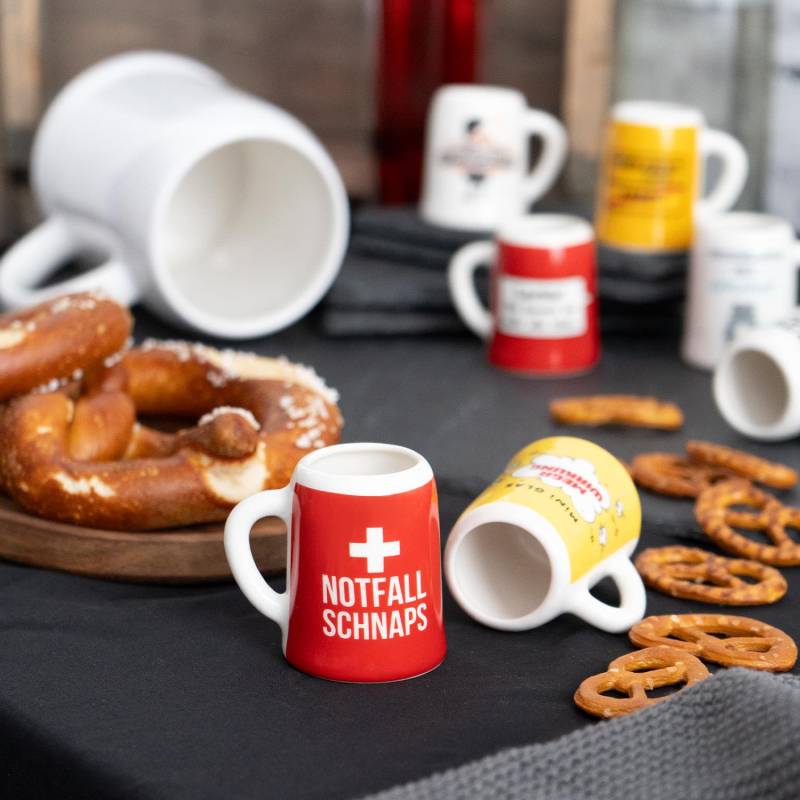 Schnapskrug »Notfall Schnaps« von GRUSS&CO
