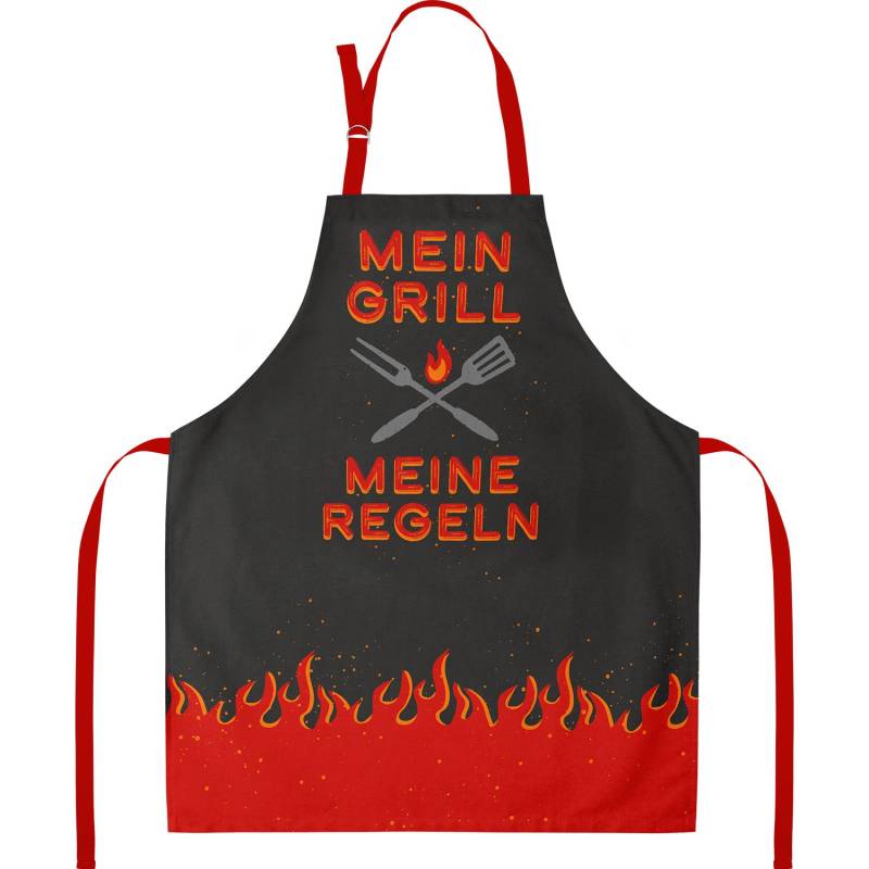 Schürze »MEIN GRILL - MEINE REGELN« von GRUSS&CO