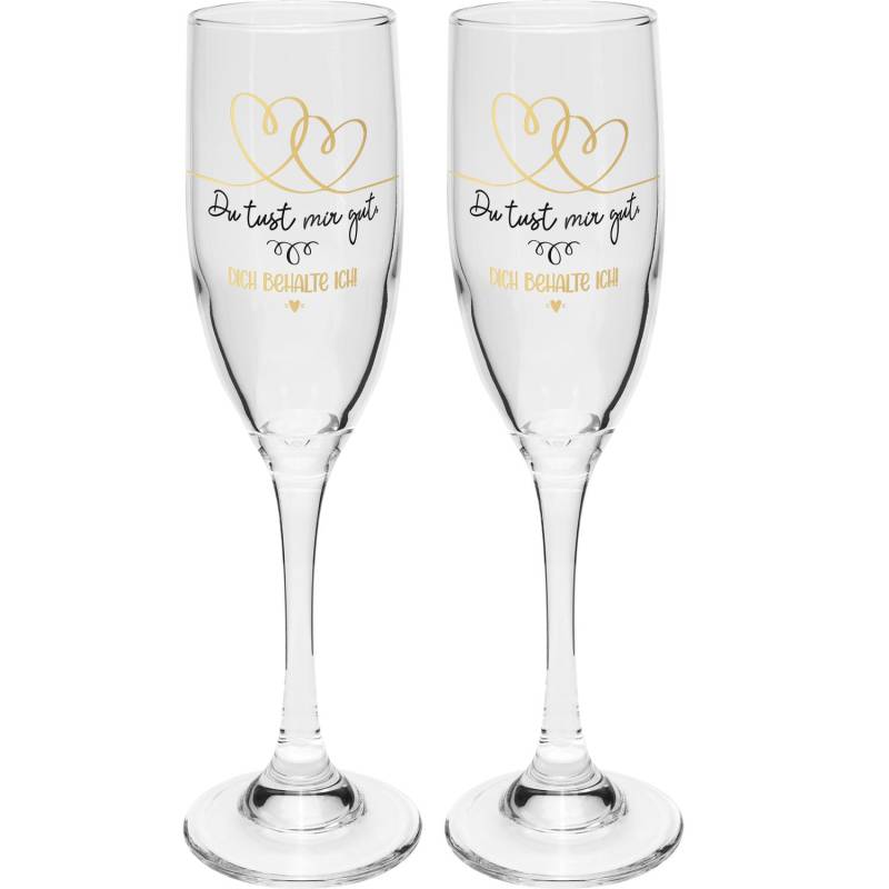 Sektgläser für Zwei »Du tust mir gut« Sektgläser für Zwei »Du tust mir gut« von GRUSS&CO