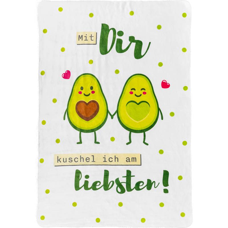 Sherpa-Decke »Avocado« von GRUSS&CO