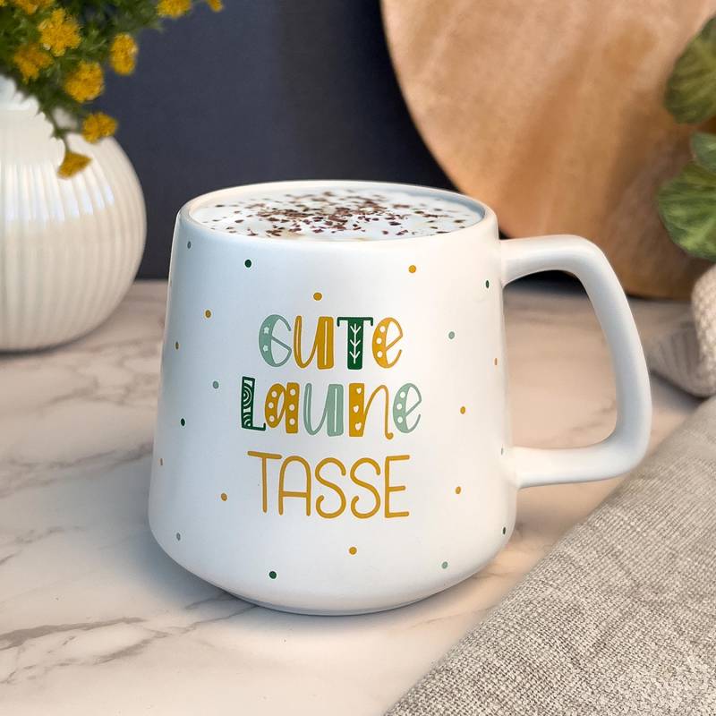 Tasse Konisch »Gute Laune Tasse« von GRUSS&CO