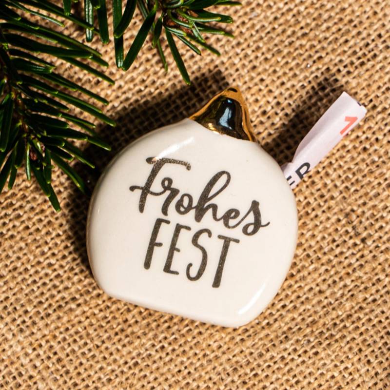 Weihnachtliches Geldgeschenk »Frohes Fest« Weihnachtliches Geldgeschenk »Frohes Fest« von GRUSS&CO