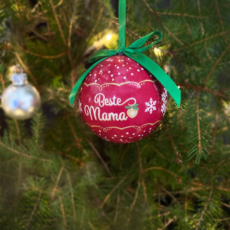 Weihnachtskugel »Beste Mama« Weihnachtskugel »Beste Mama« von GRUSS&CO