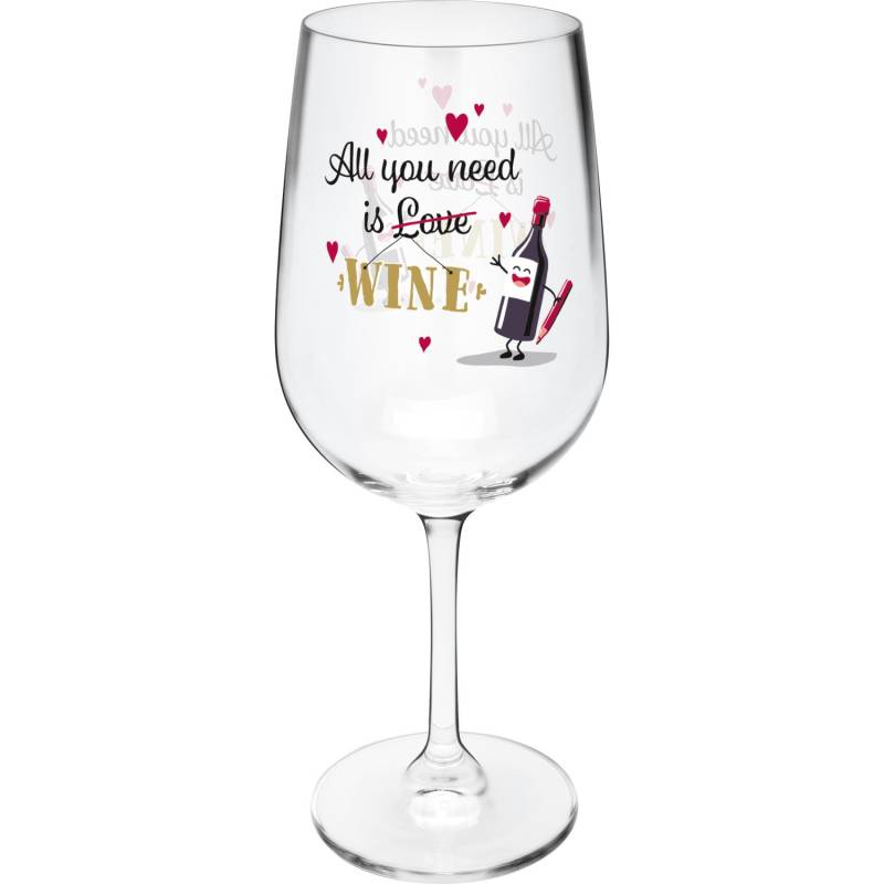 Weinglas »All you need is Wine« von GRUSS&CO