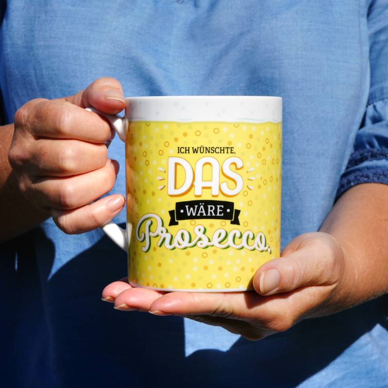 XL-Tasse »Ich wünschte, das wäre Prosecco« von GRUSS&CO