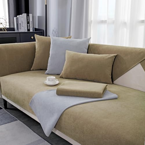 GRUYWC Chenille Sofabezug, Rutschfester Couch üBerzug, Hund Katze Sofaschoner, 1/2/3/4 Sitzer Sofa üBerwurf, füR U Form/L Form Sektionssofa GRUYWC Chenille Sofabezug, Rutschfester Couch üBerzug, Hund Katze Sofaschoner, 1/2/3/4 Sitzer Sofa üBerwurf, füR U Form/L Form Sektionssofa von GRUYWC