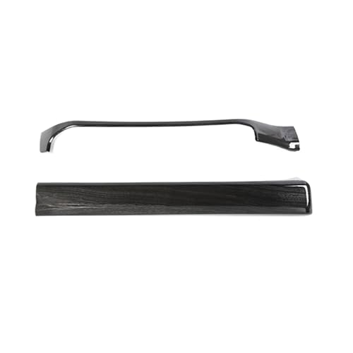 GRZPCJZM Compatible with ABS Car Center Console Decoration Panel Strip Cover Compatible with Silverado 2022 2023 2024 Up Interior Accessories(Black Wood Grain) von GRZPCJZM