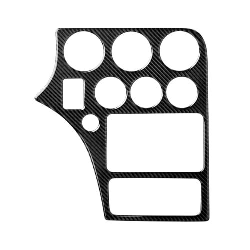 GRZPCJZM Kompatibel mit Auto-CD-Panel-Aufkleber, Carbonfaser-Verkleidung, kompatibel mit Alfa Romeo 159 Brera Spider 2004 2005 2006 2007 2008 2009 2010 2011 Zubehör(LHD) von GRZPCJZM