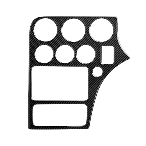 GRZPCJZM Kompatibel mit Auto-CD-Panel-Aufkleber, Carbonfaser-Verkleidung, kompatibel mit Alfa Romeo 159 Brera Spider 2004 2005 2006 2007 2008 2009 2010 2011 Zubehör(RHD) von GRZPCJZM