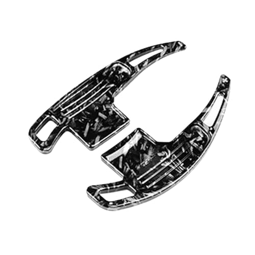 GRZPCJZM Kompatibel mit Auto-Schaltwippenabdeckung, kompatibel mit Ford Mustang 2015 2016 2017 2018 2019 2020 2021 2022 2023, ABS-Verkleidungszubehör(Forged Pattern) von GRZPCJZM