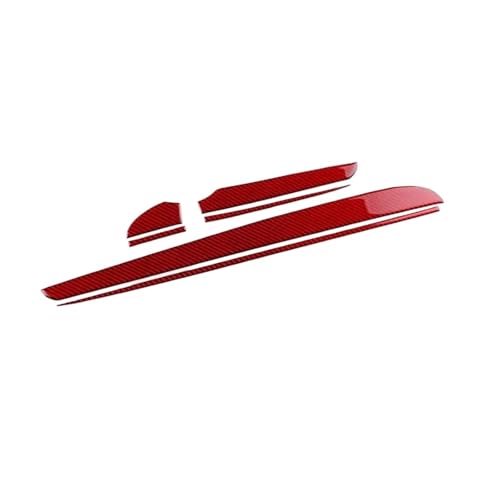 GRZPCJZM Kompatibel mit Chrysler 300 300C 2011 2012 2013 2014 LHD RHD Autofahrer Beifahrer Copilot Aufkleber Zierzubehör aus echter weicher Kohlefaser(for RHD Red Carbon) von GRZPCJZM