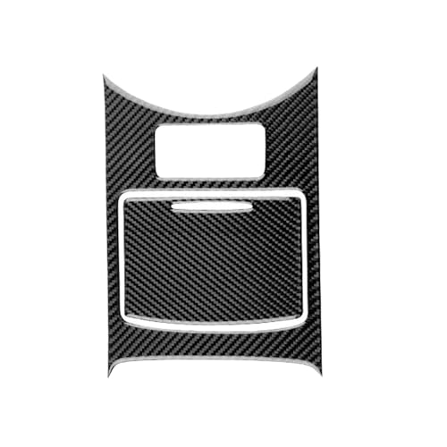 GRZPCJZM Kompatibel mit Infiniti G35 2007 2008 G37 2008 2009 2010 2011 2012 2013 LHD RHD Auto-Getriebe-Cup-Panel-Verkleidung Echter weicher Carbonfaser-Aufkleber(Black Carbon,for G35 07-08) von GRZPCJZM