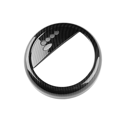 GRZPCJZM Kompatibel mit MINI Cooper R50 R52 R53 2001 2002 2003 2004 2005 2006 Auto-Schalttafelrahmen-Aufkleber ABS-Dekorationszubehör(Carbon Texture,for R50) von GRZPCJZM