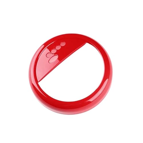 GRZPCJZM Kompatibel mit MINI Cooper R50 R52 R53 2001 2002 2003 2004 2005 2006 Auto-Schalttafelrahmen-Aufkleber ABS-Dekorationszubehör(Red,for R52) von GRZPCJZM