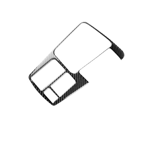 GRZPCJZM Kompatibel mit Seat Leon 2017 2018 2019, Aufkleber aus echter weicher Kohlefaser, Linkslenker, Rechtslenker, Innenrahmenverkleidung for die Gangschaltung, Innenzubehör(for RHD Black) von GRZPCJZM