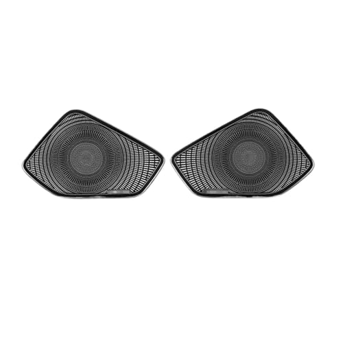 GRZPCJZM Kompatibel mit Subaru ZN8 BRZ Toyota GR86 ZD8 2021 2022 2023 2024 2025 Auto-Audio-Türlautsprecherverkleidung Lautsprecherabdeckung Edelstahl(Glossy Black) von GRZPCJZM