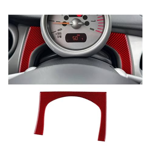 GRZPCJZM Kompatibel mit Zieraufklebern aus weicher Kohlefaser, kompatibel mit MINI Cooper Hatch R50 R53 2001 2002 2003 2004, seitliche Luftauslassabdeckung der Armaturenbrettkonsole(LHD Above RED,for GRZPCJZM Kompatibel mit Zieraufklebern aus weicher Kohlefaser, kompatibel mit MINI Cooper Hatch R50 R53 2001 2002 2003 2004, seitliche Luftauslassabdeckung der Armaturenbrettkonsole(LHD Above RED,for von GRZPCJZM