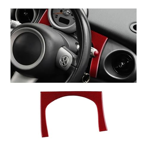GRZPCJZM Kompatibel mit Zieraufklebern aus weicher Kohlefaser, kompatibel mit MINI Cooper Hatch R50 R53 2001 2002 2003 2004, seitliche Luftauslassabdeckung der Armaturenbrettkonsole(RHD Above RED,for GRZPCJZM Kompatibel mit Zieraufklebern aus weicher Kohlefaser, kompatibel mit MINI Cooper Hatch R50 R53 2001 2002 2003 2004, seitliche Luftauslassabdeckung der Armaturenbrettkonsole(RHD Above RED,for von GRZPCJZM