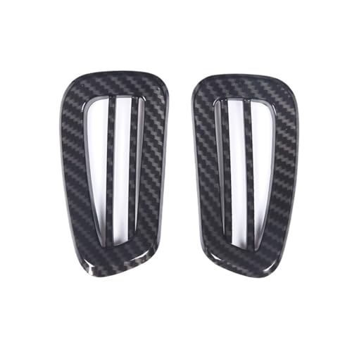 GRZPCJZM Kompatibel mit dem Abdeckrahmen for die A-Säulen-Entlüftungsöffnung der Klimaanlage im Auto. Kompatibel mit Corvette C8 Stingray Z51 Z06 2020-2023 Zubehör(Carbon Fiber) von GRZPCJZM