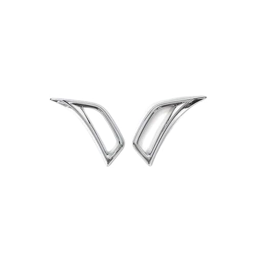 GRZPCJZM Kompatibel mit der Dekorationsabdeckung for die Lüftungsöffnung der Autokotflügelklimaanlage. Kompatibel mit Jeep Wrangler JL Gladiator JT 2018 2019 2020 2021 2022 2023 2024(Chrome) von GRZPCJZM