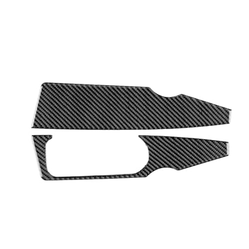 GRZPCJZM Kompatibel mit echtem, weichem Carbonfaser-Aufkleber, kompatibel mit Renault Clio 3 2006 2007 2008 2009 2010 2011 2012, Auto-CD-AC-Panel, Innenausstattung(for LHD Black Carbon) von GRZPCJZM