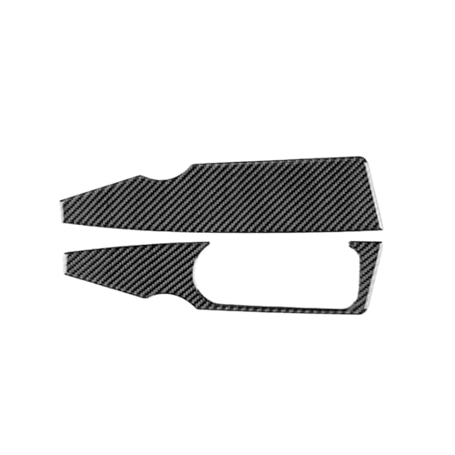 GRZPCJZM Kompatibel mit echtem, weichem Carbonfaser-Aufkleber, kompatibel mit Renault Clio 3 2006 2007 2008 2009 2010 2011 2012, Auto-CD-AC-Panel, Innenausstattung(for RHD Black Carbon) von GRZPCJZM