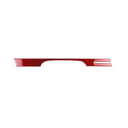 GRZPCJZM Kompatibel mit echtem, weichem Kohlefaser-Aufkleber, kompatibel mit Kia Sportage NQ5 2022 2023 2024 2025 LHD RHD, Innenverkleidung des Autoinstrumenten-Armaturenbretts(for LHD Red Carbon) von GRZPCJZM