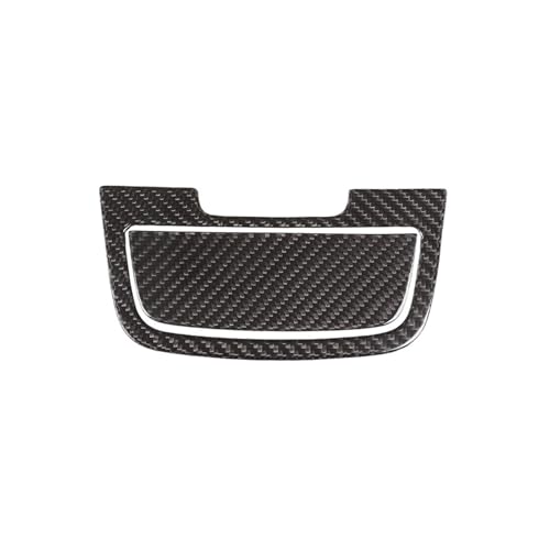 GRZPCJZM Kompatibel mit echten Carbonfaser-Aufklebern for die zentrale Aschenbecherabdeckung im Auto, kompatibel mit Cayenne 2018–2023, Auto-Innenausstattung(Black Carbon Fiber) von GRZPCJZM
