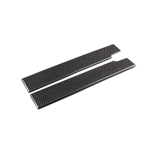 GRZPCJZM Kompatibel mit echter Kohlefaser, Abdeckungsverkleidung for die mittlere Ablagebox des Rücksitzes, kompatibel mit Innenausstattungszubehör for Panamera 971 2017–2023(Black Carbon Fiber) von GRZPCJZM