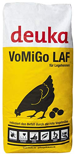 TOP Futtermittel VoMiGo Legekorn, Legehennenfutter 25 kg mit 3 mm Pellets, Hühnerfutter gegen die rote Vogelmilbe, Alleinfutter als Korn TOP Futtermittel VoMiGo Legekorn, Legehennenfutter 25 kg mit 3 mm Pellets, Hühnerfutter gegen die rote Vogelmilbe, Alleinfutter als Korn von GS Futtermittel