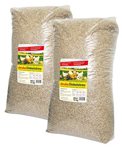 TOP Futtermittel Dinkelstreu Deuka 2 x 15 kg von GS Futtermittel