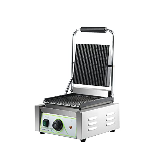 GS Multitrade Paninitoast,Sandwichtoaster mit geriffelter Gusseisenplatte Paninigrill von GS Multitrade