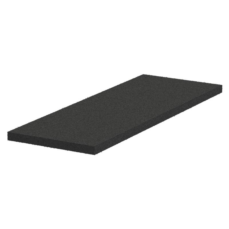GS Terrassen Gummipad 150 mm x 50 mm x 5 mm Schwarz von GS Terrasen Montagesysteme