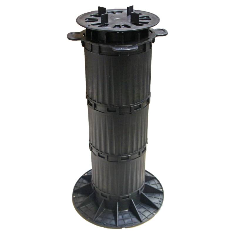 GS Terrassen Plattenlager Pro Verstellbar 470 mm - 570 mm Schwarz von GS Terrasen Montagesysteme