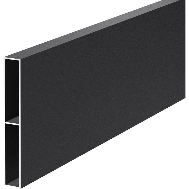 ZacAlu Lattenbrett Anthrazit 14,5 x 180 cm von GS Terrasen Montagesysteme