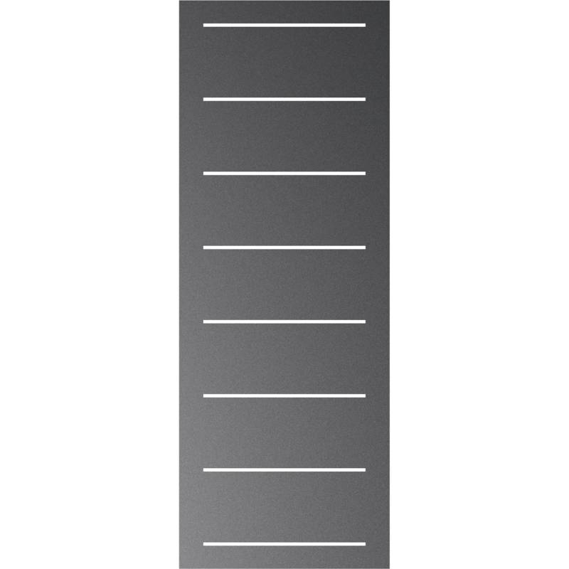 ZacAlu Zierblech 2 Dunkelgrau 67 x 178,5 cm von GS Terrasen Montagesysteme