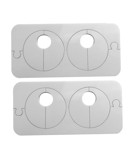 2 Stück Doppelrosetten für Heizungsrohre, aus edlem Acryl | alle Rohrabstände & Einfache Montage mit starker Klebefolie | Abdeckrosetten Heizungsrohr Abdeckung Rohrverkleidung Rohrabdeckung 2 Stück Doppelrosetten für Heizungsrohre, aus edlem Acryl | alle Rohrabstände & Einfache Montage mit starker Klebefolie | Abdeckrosetten Heizungsrohr Abdeckung Rohrverkleidung Rohrabdeckung von GS profi-rosetten