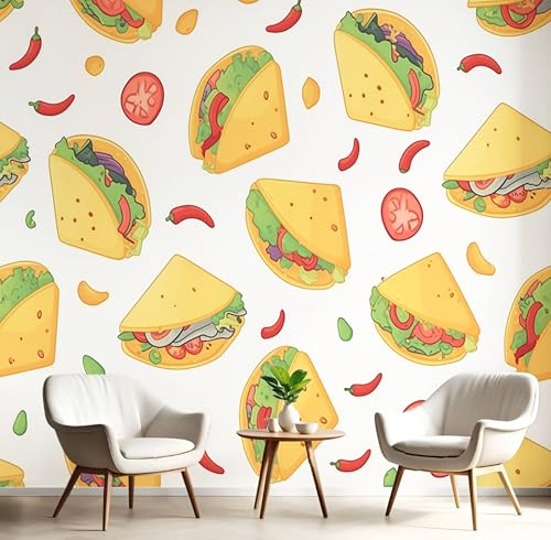 Bräunlich Rot Tortilla-Chili Fototapete,Wandbild Süßes Essen 3D Effekt Aus Seide Tapeten Wandbilder Für Wohnzimmer Schlafzimmer Kinderzimmer Dekoration Wanddeko,200X140Cm Bräunlich Rot Tortilla-Chili Fototapete,Wandbild Süßes Essen 3D Effekt Aus Seide Tapeten Wandbilder Für Wohnzimmer Schlafzimmer Kinderzimmer Dekoration Wanddeko,200X140Cm von GSAEIMCT