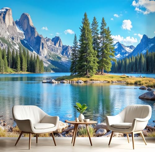 Fototapete 3D Seide Blaugrün Berge Und Seen 200X140Cm Natürliche Landschaft Wandbild Tapete Panorama Für Wohnzimmer Schlafzimmer Erwachsene,Kinderzimmer,Restaurant Dekoration Fototapete 3D Seide Blaugrün Berge Und Seen 200X140Cm Natürliche Landschaft Wandbild Tapete Panorama Für Wohnzimmer Schlafzimmer Erwachsene,Kinderzimmer,Restaurant Dekoration von GSAEIMCT