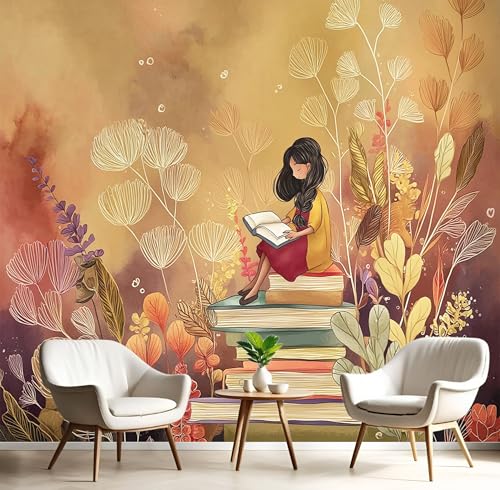 Fototapete Selbstklebende 300X210Cm 3D Wandposter Orange-Gelb Blumenmädchen Wandkunst Große Fototapete Junge Aquarellfiguren Für Schlafzimmer Kinderzimmer Dekoration Kunst Fototapete Selbstklebende 300X210Cm 3D Wandposter Orange-Gelb Blumenmädchen Wandkunst Große Fototapete Junge Aquarellfiguren Für Schlafzimmer Kinderzimmer Dekoration Kunst von GSAEIMCT