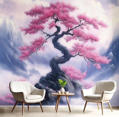 Fototapete Selbstklebende 450X300Cm 3D Wandposter Rosa Bergkirschbäume Wandkunst Große Fototapete Junge Fantasy-Illustrationen Für Schlafzimmer Kinderzimmer Dekoration Kunst Fototapete Selbstklebende 450X300Cm 3D Wandposter Rosa Bergkirschbäume Wandkunst Große Fototapete Junge Fantasy-Illustrationen Für Schlafzimmer Kinderzimmer Dekoration Kunst von GSAEIMCT