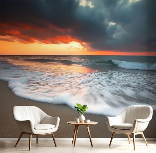 Fototapete Wandbild Wolkenstrand 450X300Cm Tapeten Xxl Natürliche Landschaft Motivtapeten Wandtapete Dekoration Tapete 3D Effekt Für Wohnzimmer Schlafzimmer,Orangeweiß Fototapete Wandbild Wolkenstrand 450X300Cm Tapeten Xxl Natürliche Landschaft Motivtapeten Wandtapete Dekoration Tapete 3D Effekt Für Wohnzimmer Schlafzimmer,Orangeweiß von GSAEIMCT