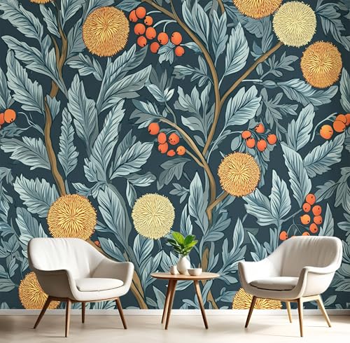 Orangeblau Löwenzahn-Wildblumen Fototapete,Wandbild Abbildung Von Pflanzen 3D Effekt Aus Seide Tapeten Wandbilder Für Wohnzimmer Schlafzimmer Kinderzimmer Dekoration Wanddeko,250X170Cm Orangeblau Löwenzahn-Wildblumen Fototapete,Wandbild Abbildung Von Pflanzen 3D Effekt Aus Seide Tapeten Wandbilder Für Wohnzimmer Schlafzimmer Kinderzimmer Dekoration Wanddeko,250X170Cm von GSAEIMCT